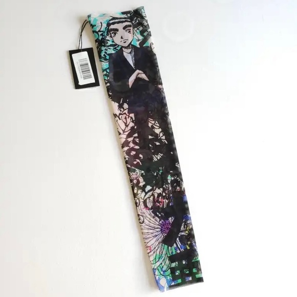 Authentic DSQUARED2 D2 Anime Tattoo Sleeve Size OS Rare - Picture 1 of 4